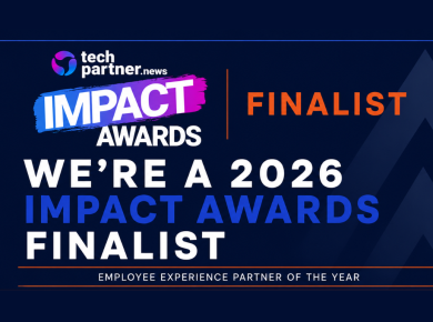 CG TECH's 2026 techpartner.news Impact Awards finalist badge for Employee Experience Partner of the Year.